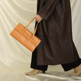 Rare Celine Triomphe Leather Flap Tote