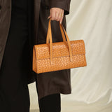 Rare Celine Triomphe Leather Flap Tote
