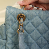 Chanel Denim Turnlock Backpack