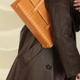 Rare Celine Triomphe Leather Flap Tote