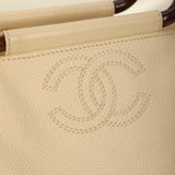 Chanel Caviar Acrylic Top Handle Tote