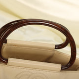 Chanel Caviar Acrylic Top Handle Tote