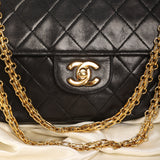 Chanel Lambskin Classic Chain Double Flap