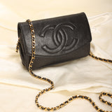 Chanel Caviar Wallet on Chain