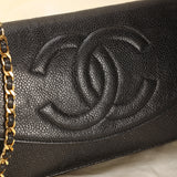 Chanel Caviar Wallet on Chain