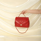 Chanel Lambskin Turnlock Flap Bag