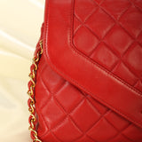 Chanel Lambskin Turnlock Flap Bag