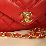 Chanel Lambskin Turnlock Flap Bag