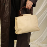 Chanel Caviar Acrylic Top Handle Tote