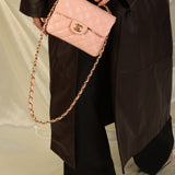 Rare Chanel 2003 Caviar Mini Square Classic Flap