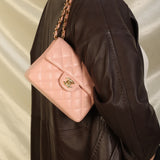 Rare Chanel 2003 Caviar Mini Square Classic Flap