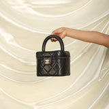 Chanel Lambskin Quilted Vanity Bag