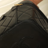 Chanel Lambskin Quilted Vanity Bag