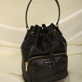 Rare Prada Nappa Lambskin Bucket Bag