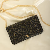 Chanel Camellia Wallet on Chain