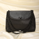 Rare Chanel Caviar So Black Shoulder Bag