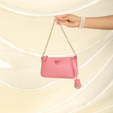 Prada Saffiano Chain Pochette