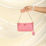 Prada Saffiano Chain Pochette
