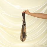 Gucci Monogram Horsebit Shoulder Bag