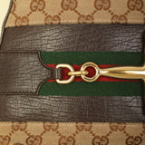 Gucci Monogram Horsebit Shoulder Bag
