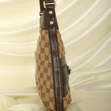 Gucci Monogram Horsebit Shoulder Bag