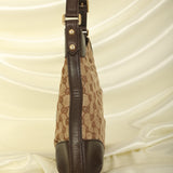 Gucci Monogram Horsebit Shoulder Bag