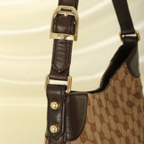 Gucci Monogram Horsebit Shoulder Bag