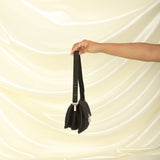 Rare Fendi Neoprene Crystal Baguette