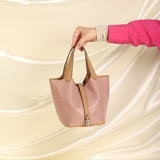 Limited Edition Hermès 2022 Swift Daisy Picotin 18