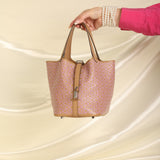 Limited Edition Hermès 2022 Swift Daisy Picotin 18