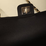 Chanel Satin Camellia Mini Flap