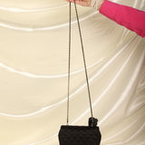 Chanel Satin Camellia Mini Flap