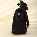 Chanel Satin Camellia Mini Flap