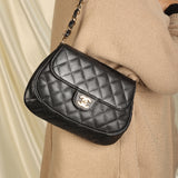 Extremely Rare Chanel Caviar Half Moon Flap