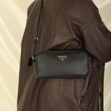 Prada Saffiano Long Shoulder Bag