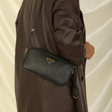 Prada Saffiano Long Shoulder Bag