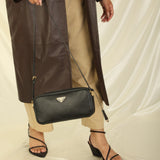 Prada Saffiano Long Shoulder Bag