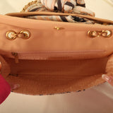 Chanel Satin Coco Mademoiselle Scarf Flap Bag