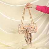 Chanel Satin Coco Mademoiselle Scarf Flap Bag