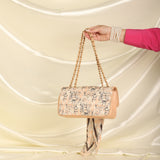 Chanel Satin Coco Mademoiselle Scarf Flap Bag