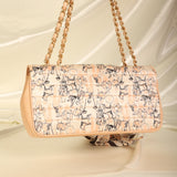 Chanel Satin Coco Mademoiselle Scarf Flap Bag