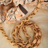 Chanel Satin Coco Mademoiselle Scarf Flap Bag
