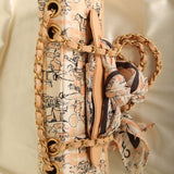 Chanel Satin Coco Mademoiselle Scarf Flap Bag
