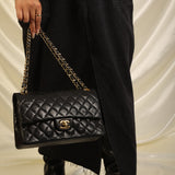 Chanel Lambskin Medium Double Flap