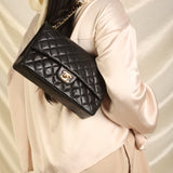 Chanel Lambskin Medium Double Flap