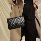 Chanel Lambskin Medium Trendy Flap