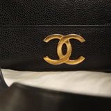 Chanel Caviar Logo Tote