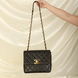 Rare Chanel Lambskin XL Logo Square Flap