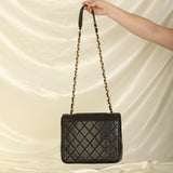 Rare Chanel Lambskin XL Logo Square Flap