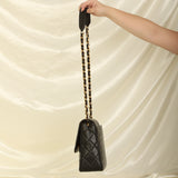 Rare Chanel Lambskin XL Logo Square Flap
